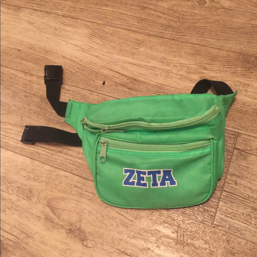 Lime green zeta fanny pack